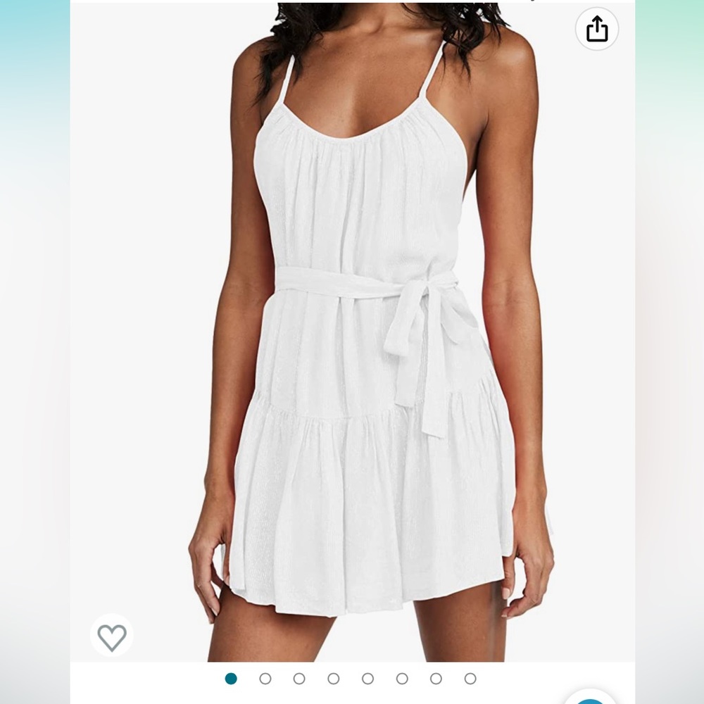 White spaghetti strap dress - never worn
